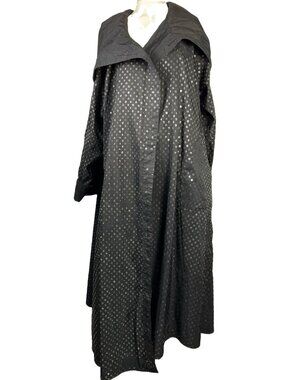 O/s Y2k Mycra PAC Distressed Dots Reversible Rain Coat Allegra